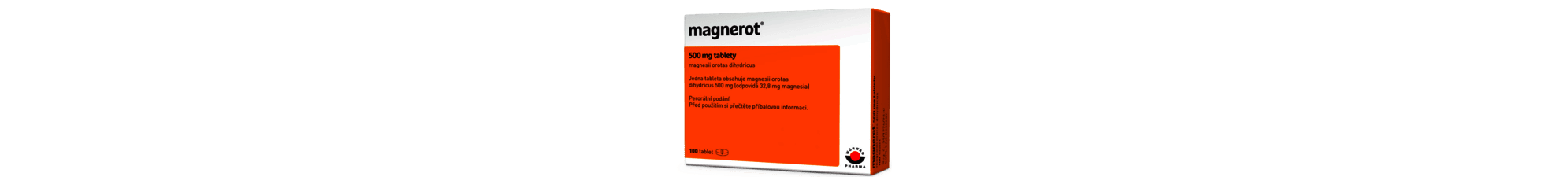 Magnerot - magnézium v tabletách